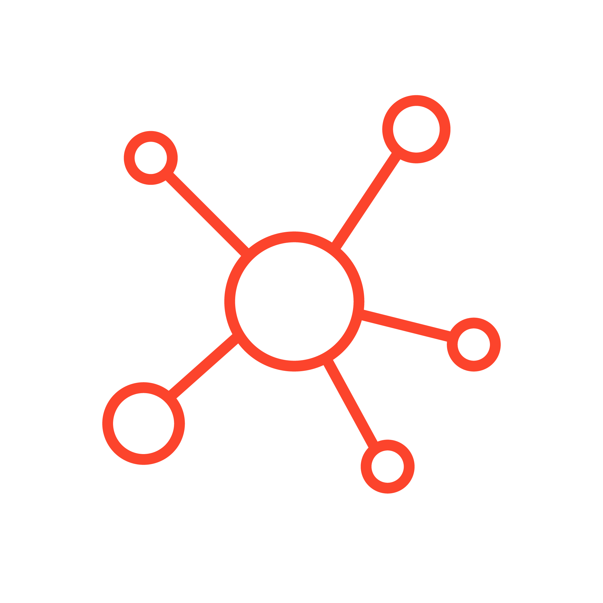 Abstrakte grafische Darstellung eines Netzwerkes als Symbol für Fortschritt durch Vernetzung