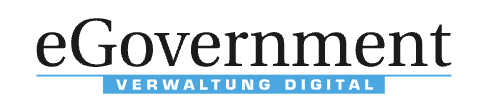 Logo des deutschen Mediums „eGovernment Verwaltung Digital“ als Schrift