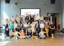 Gruppenfoto am Start des 2. Work4Germany Jahrgangs im Mai 2021.