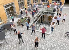 Gruppenfoto Start Tech4Germany 3. Jahrgang im Juli 2020.